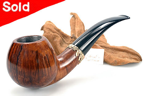 Svend Bang No 514 Bent Apple 585er Gold Estate oF